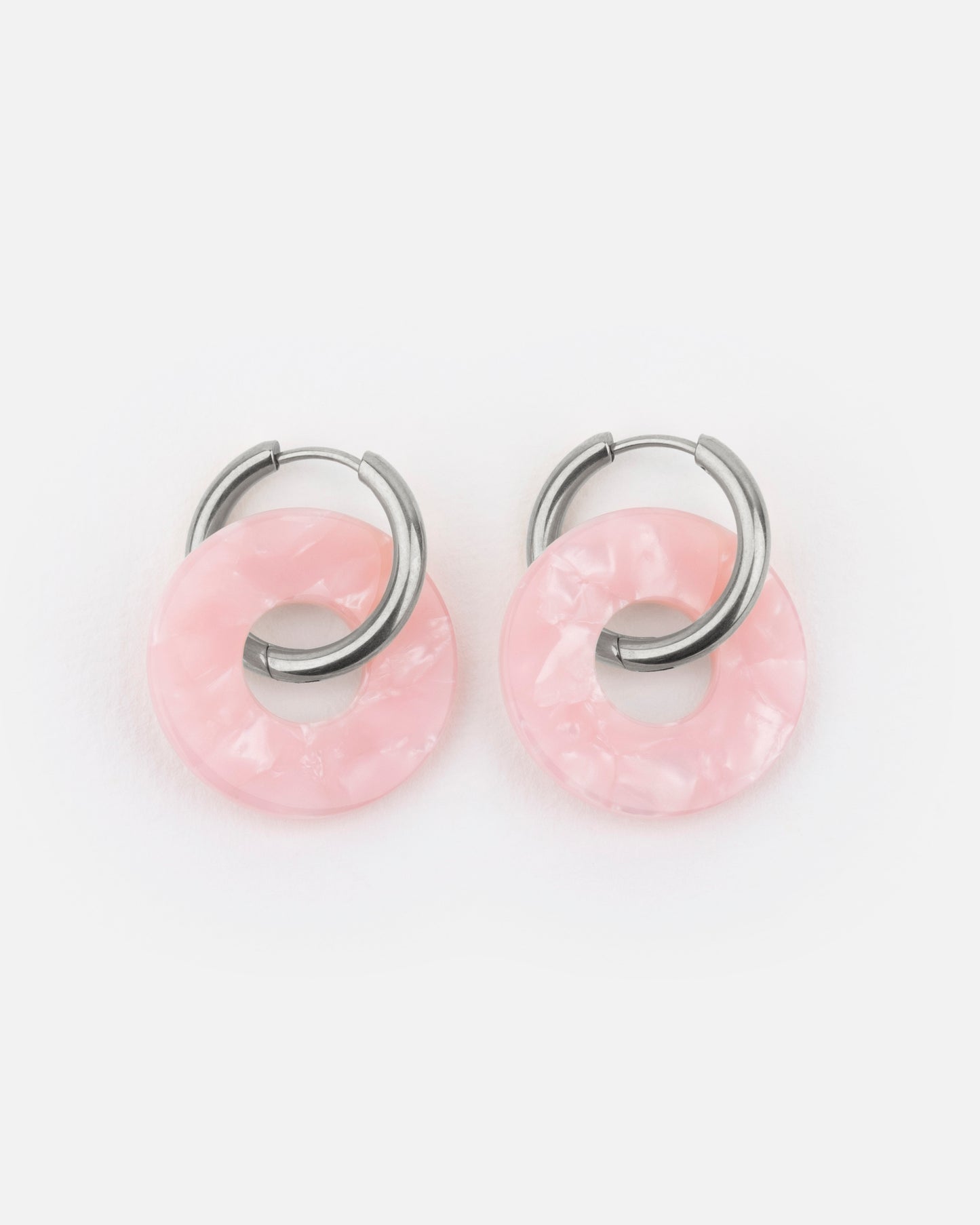 Boucles d'oreilles DONUTS - Rose -
