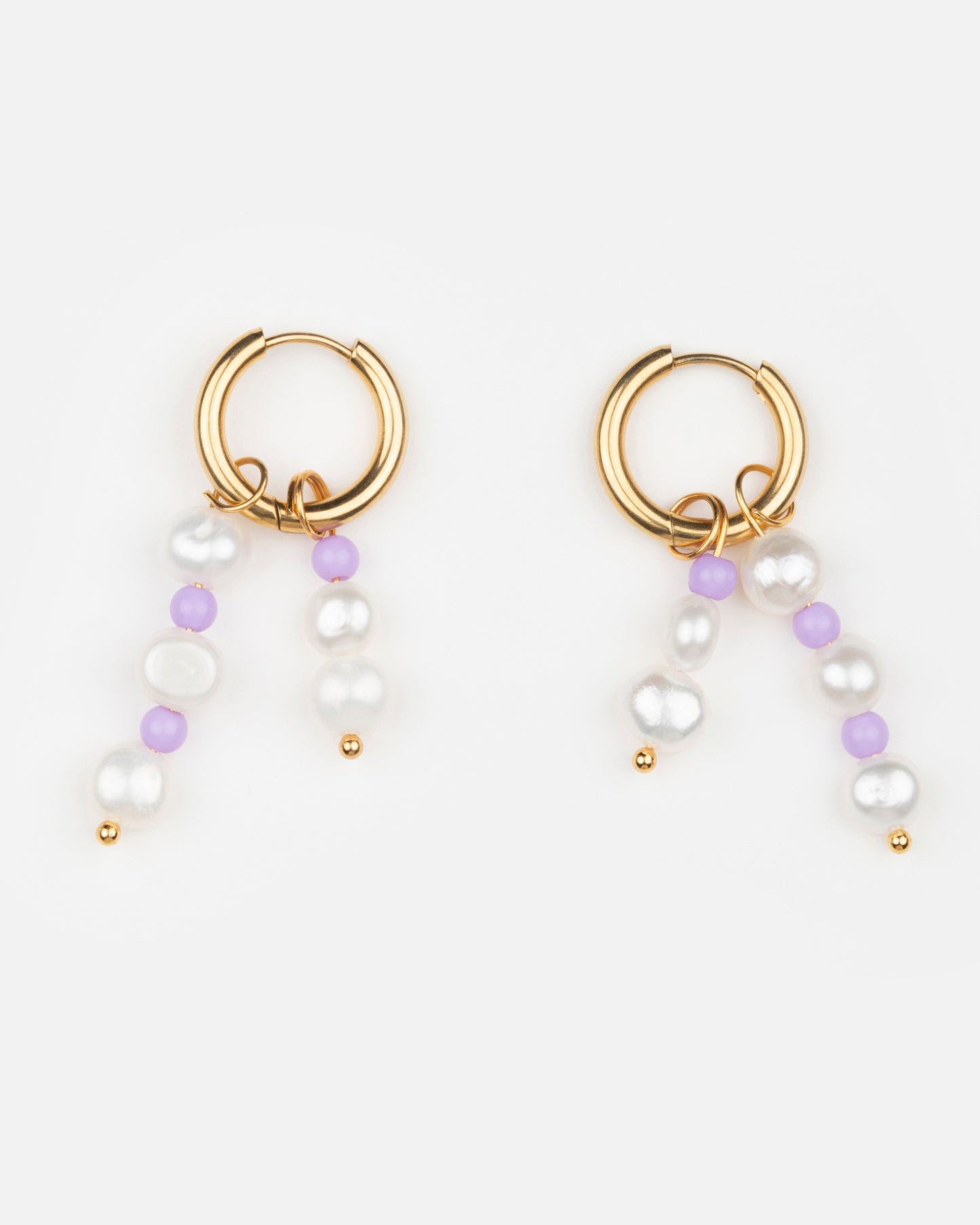 Boucles d'oreilles DOUCEUR - Lavande -