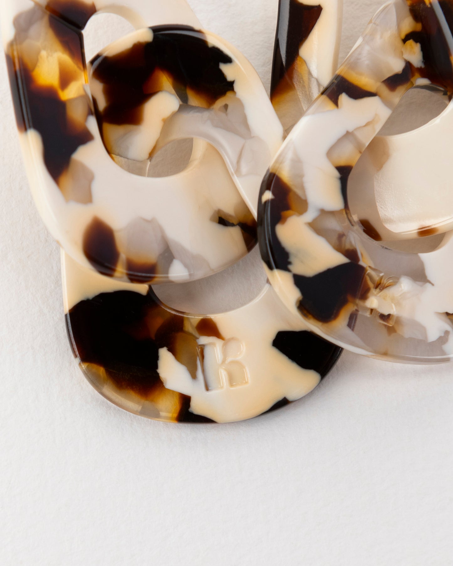 Boucles d'oreilles MAILLON - Latte -