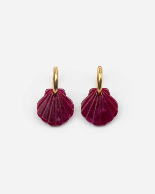 Boucles d'oreilles BABY MERMAID - Cerise -