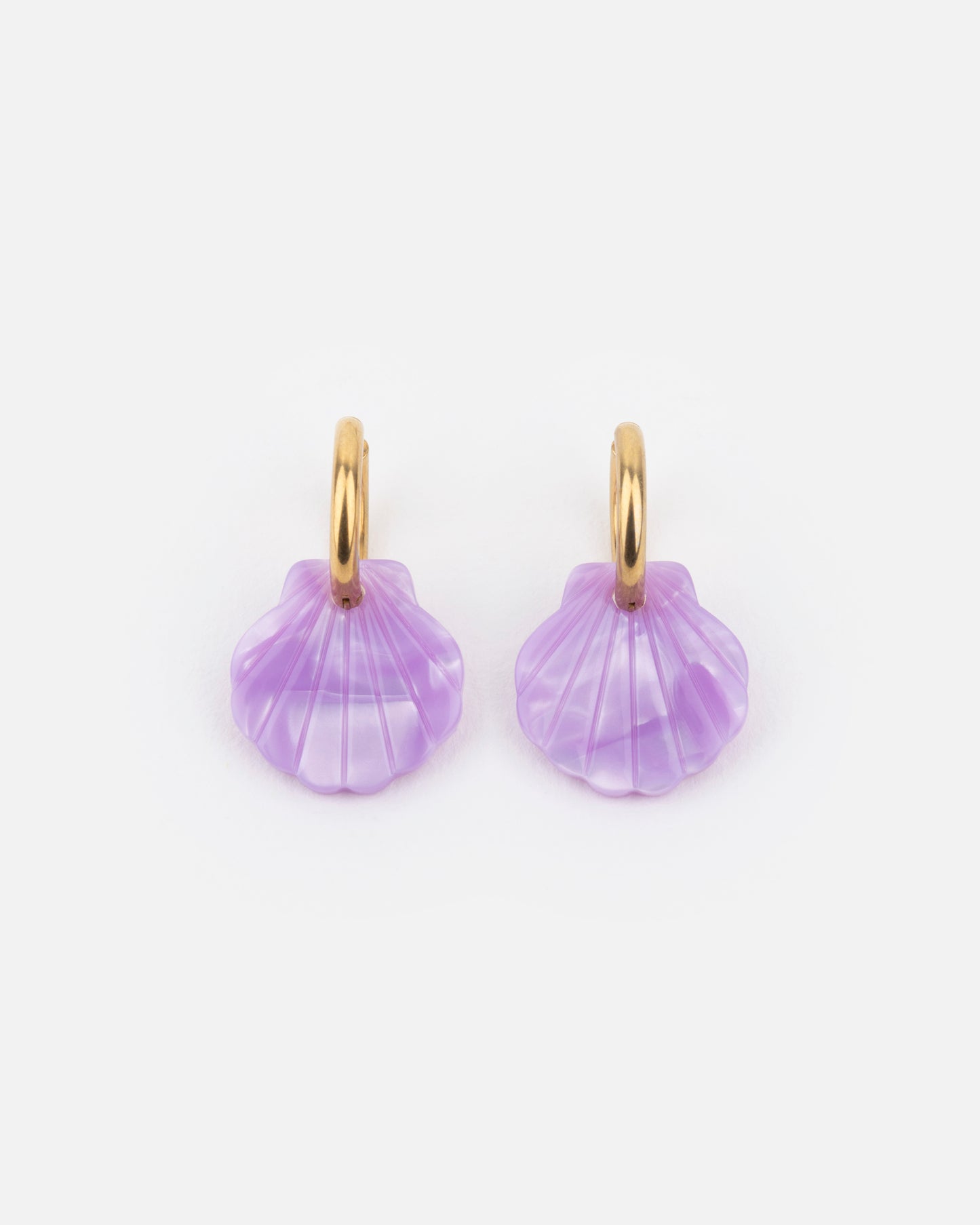 Boucles d'oreilles BABY MERMAID - Lavande -