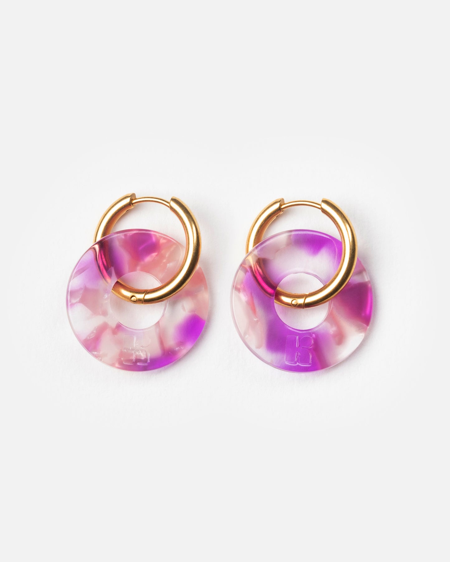 Boucles d'oreilles DONUTS - Pink -