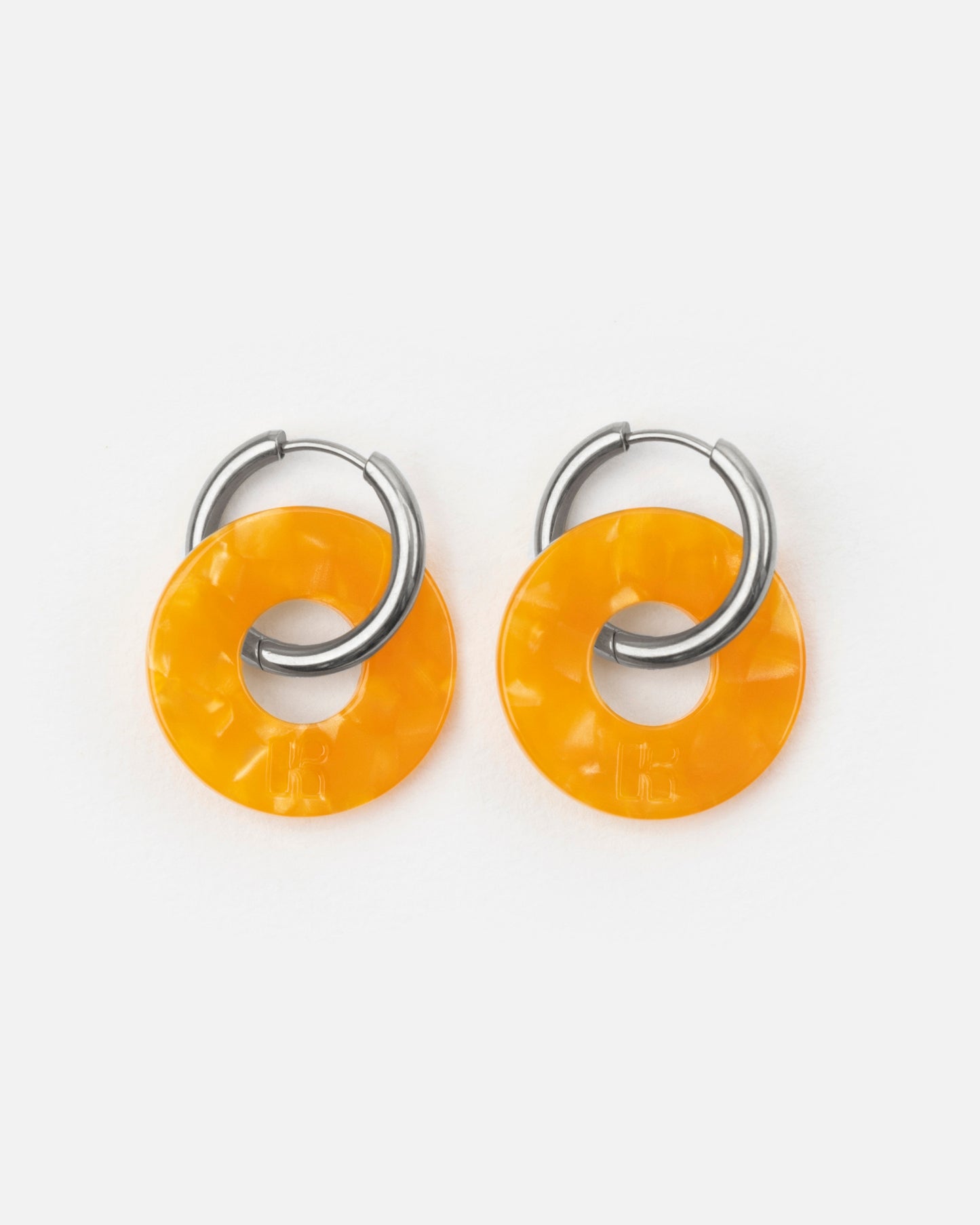 Boucles d'oreilles DONUTS - Abricot -