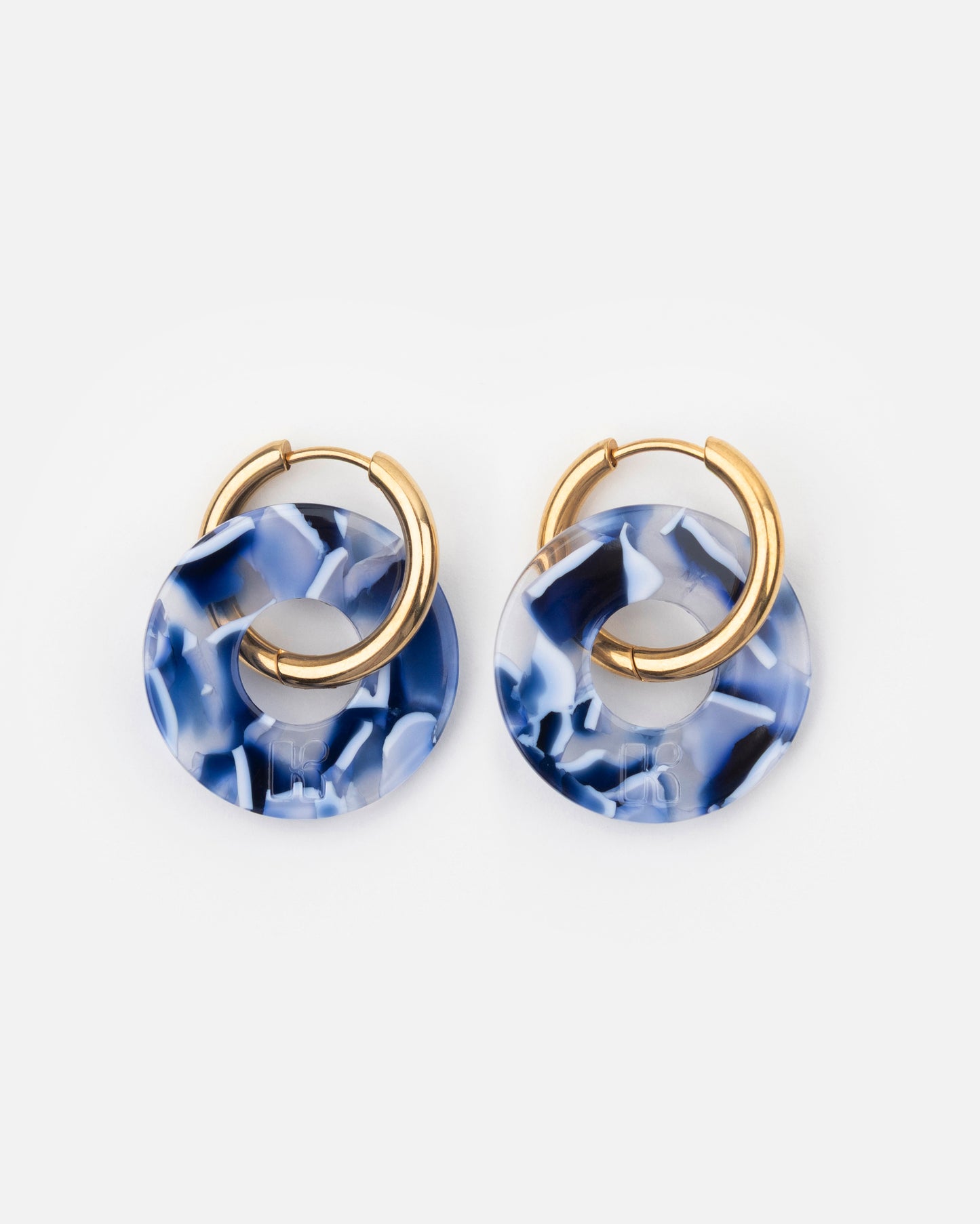 Boucles d'oreilles DONUTS - Océan -
